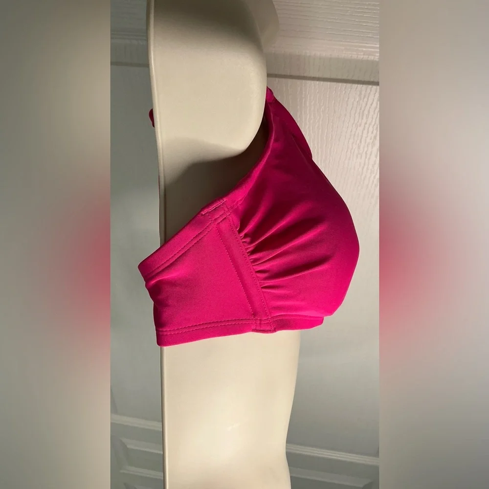 🩷 NWT💕Women's Ring Detail Hidden Underwire Bikini Top - Shade & Shore - Picture 6 of 16